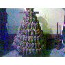 Sapin de Noël de Mamayogu (Fabero, León, España)